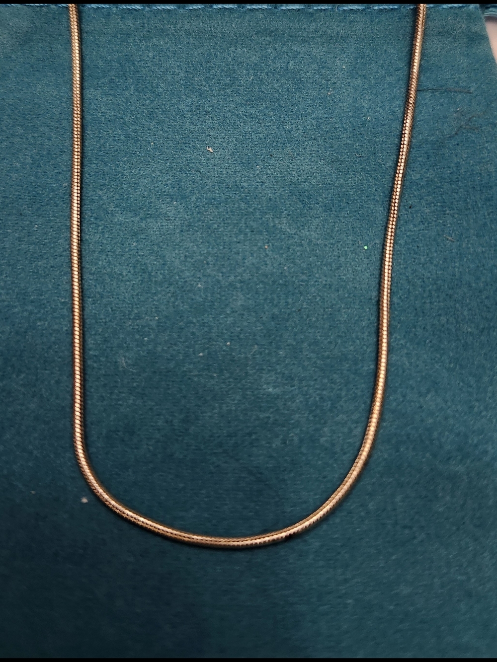 Classic Sterling Silver 925 Snake Chain Necklace - 18 Inches